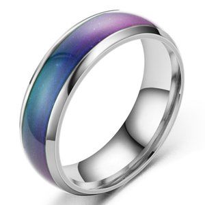 Stainless Steel Mood Ring , NWT
